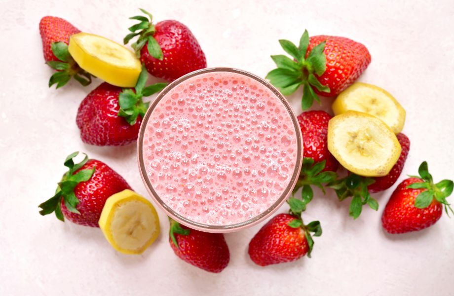 Strawberry Banana Protein Smoothie Recipe