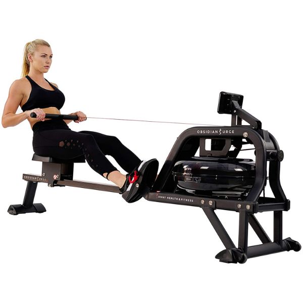 Sunny Health & Fitness Obsidian Surge 500 Water Rowing Machine