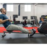 sunny health and fitness sf rw5801 in use