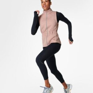 sweaty betty fast track thermal quilted running vest
