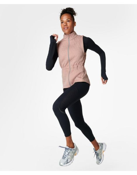 sweaty betty fast track thermal quilted running vest