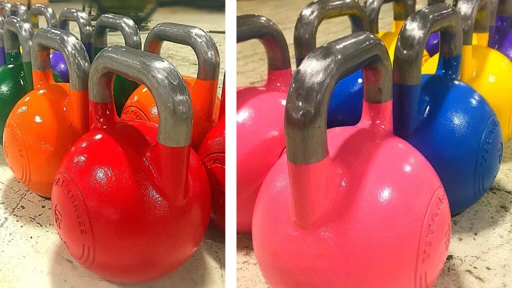 Competition kettlebells 