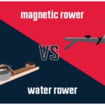 magnetic rower versus water rower graphic