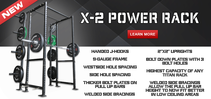 Titan Fitness Releases 9-Gauge X-2 Power Rack