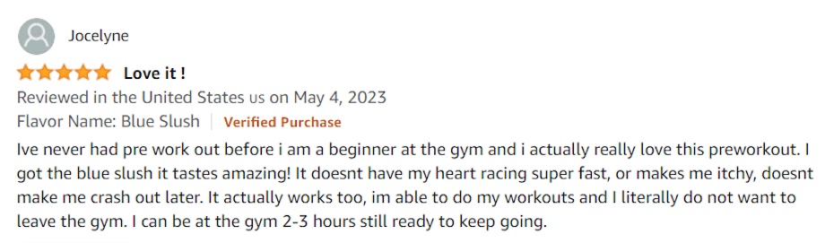 A positive review of the Alani Pre-Workout 1