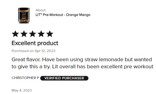 A Positive Review Of The Lit Pre Workout 2