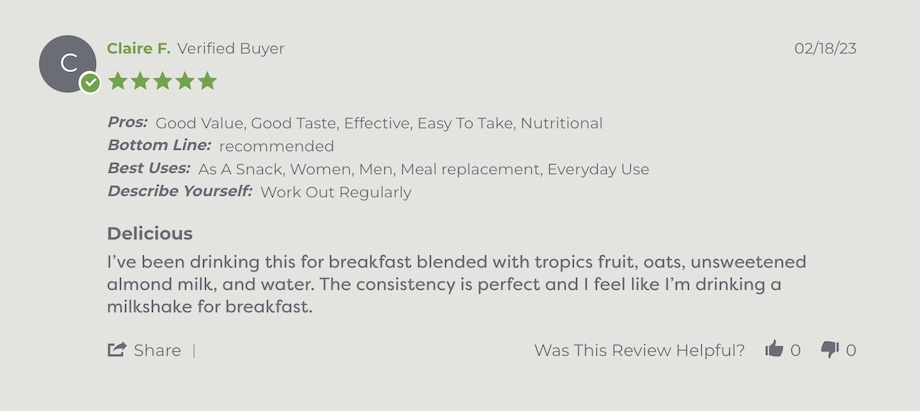 A Positive Review Of The Orgain Protein Powder