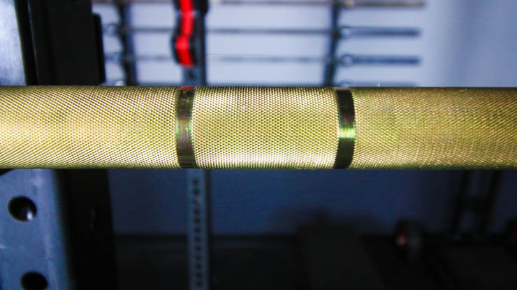 American Barbell Gold Standard Bar knurling