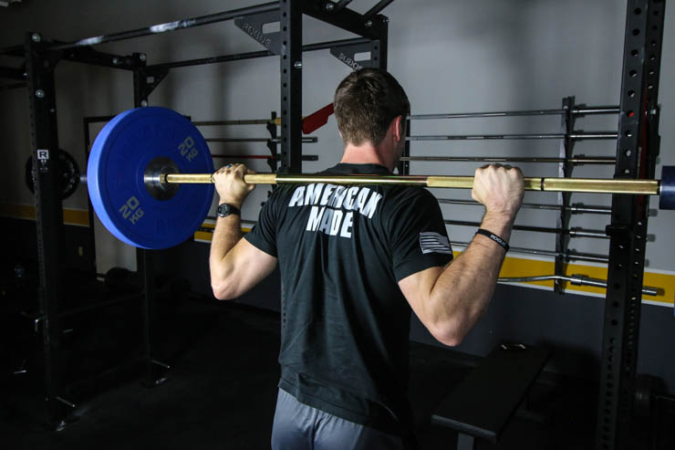 coop using the American Barbell Gold Standard Bar