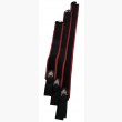 Metal Black 'N Red Wrist Wraps