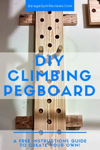 diy climbing pegboard