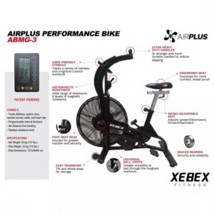 Xebex AirPlus Performance Air Bike