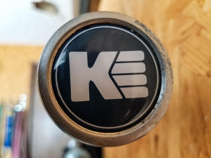 Klokov Equipment 20 KG Weightlifting Barbell logo