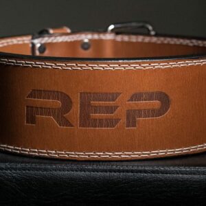 REP 4-Inch Premium Leather Lifting Belt