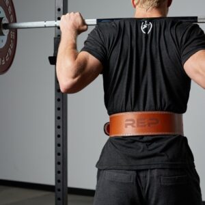 REP 4-Inch Premium Leather Lifting Belt