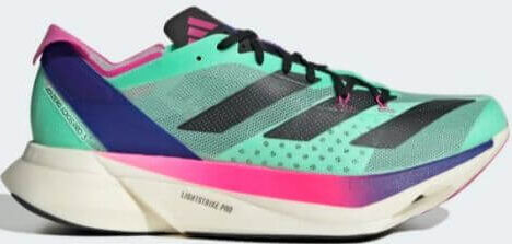 Adidas Adizero Adios Pro 3.0 pink gren black purple shoe