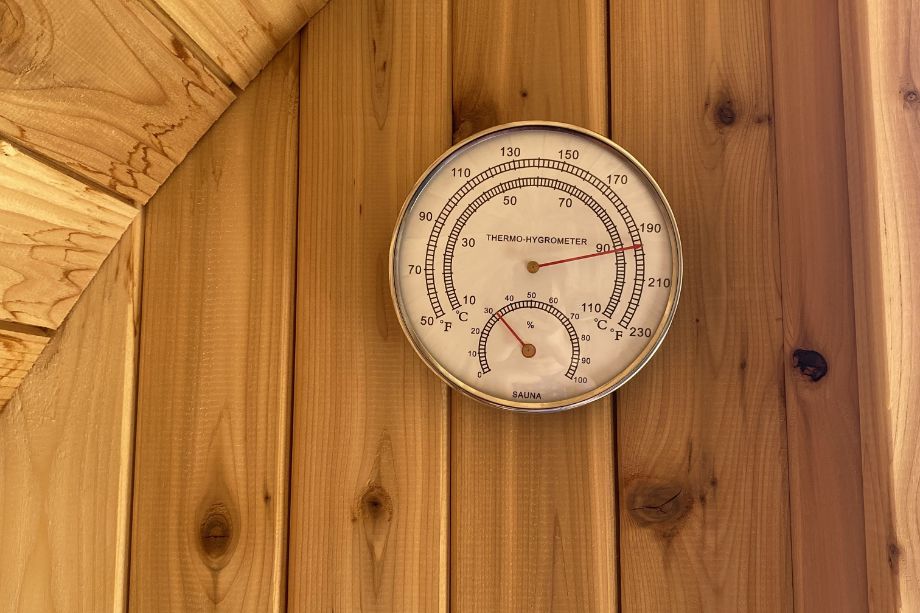 Almost Heaven Barrel Sauna Thermometer