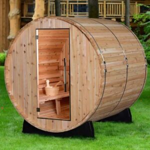 Almost Heaven Morgan 4-Person Barrel Sauna