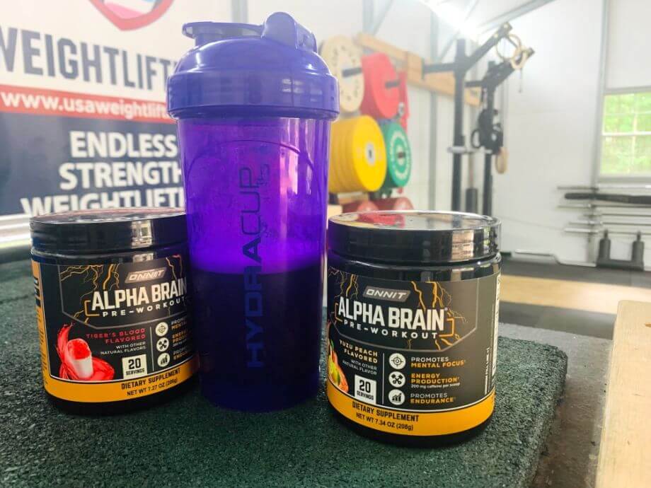 Alpha Brain Pre Workout In Gym