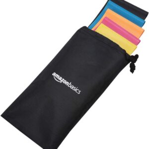 AmazonBasics Latex Resistance Bands in case