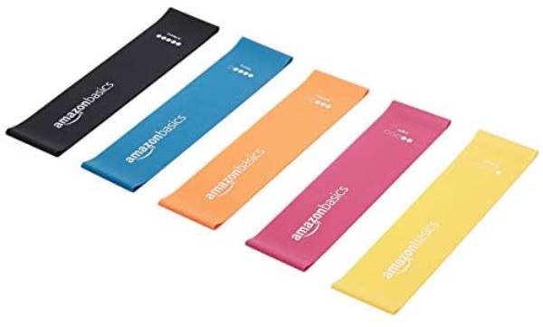 AmazonBasics Latex Resistance Bands