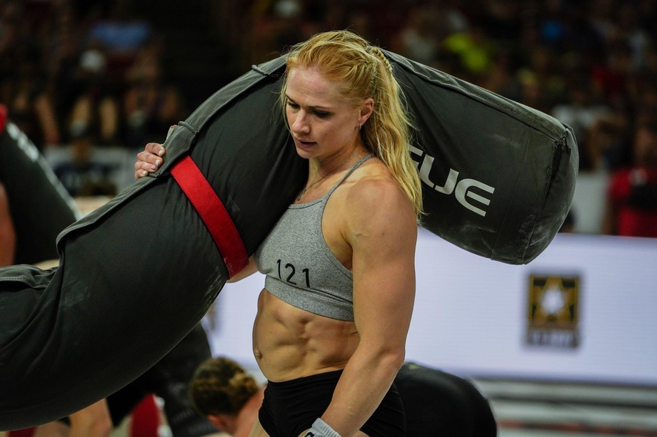 Athlete Annie Thorisdottir at the 2023 CrossFit Games