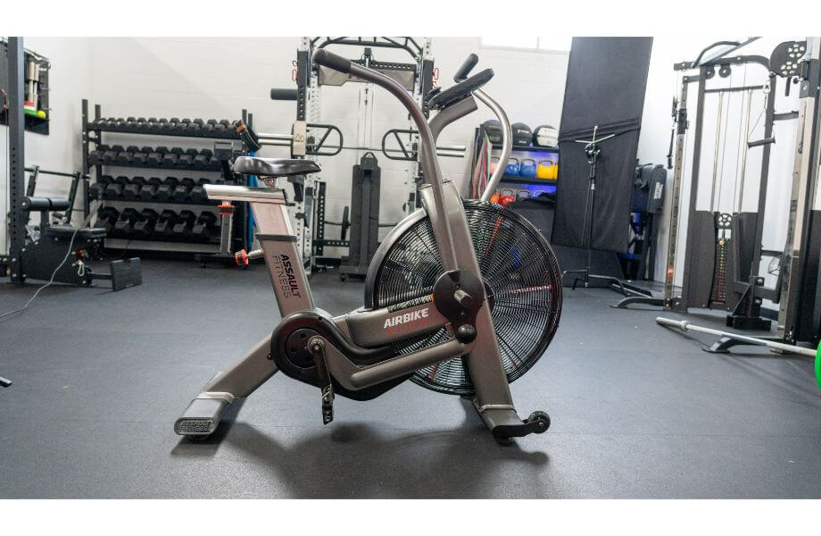 Side view of the AssaultBike Elite.