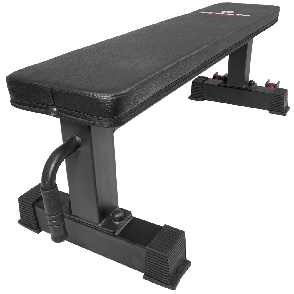 Garage Fit 1000 lb Workout Bench Rated Flat Weight Bench for Fitness Weight Lifting