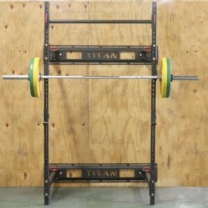 Titan T-3 Fold Back Wall-Mounted Squat Rack