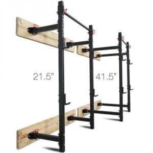 Titan T-3 Fold Back Wall-Mounted Squat Rack