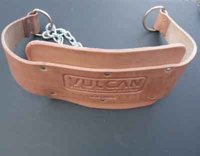 Vulcan Leather Dip Belt