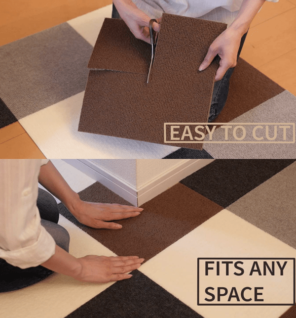 Triluc Carpet Tiles Peel and Stick