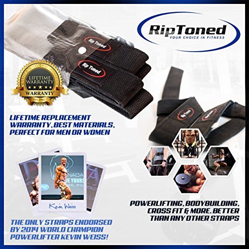  Rip Toned Weight Lifting Wrist Wraps for Weightlifting Men,  Women, Gym Wrist Wraps Powerlifting Wrist Support for Weightlifting