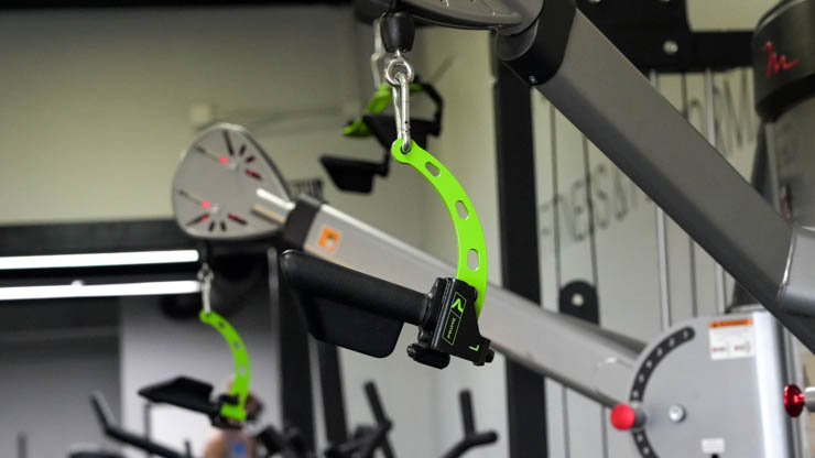 blakc and lime green Prime RO-T8 Handles