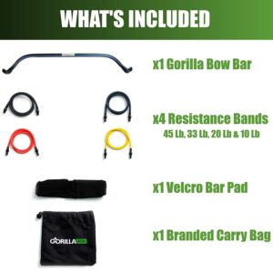 Gorilla Bow Portable Home Gym Reistance Band System Garage Gym