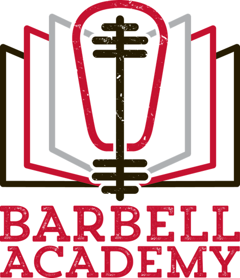 An image of the barbell academy logo