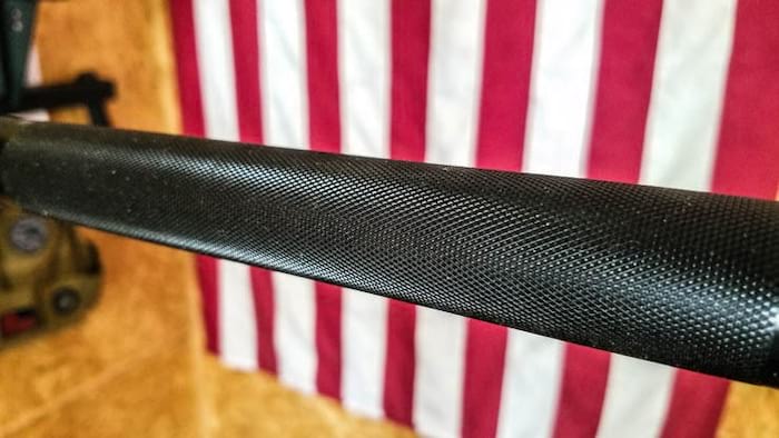 Rogue Fitness Barbell knurling