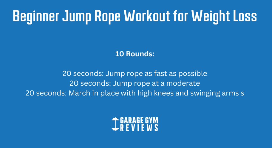 Beginner jump rope workout for weight loss