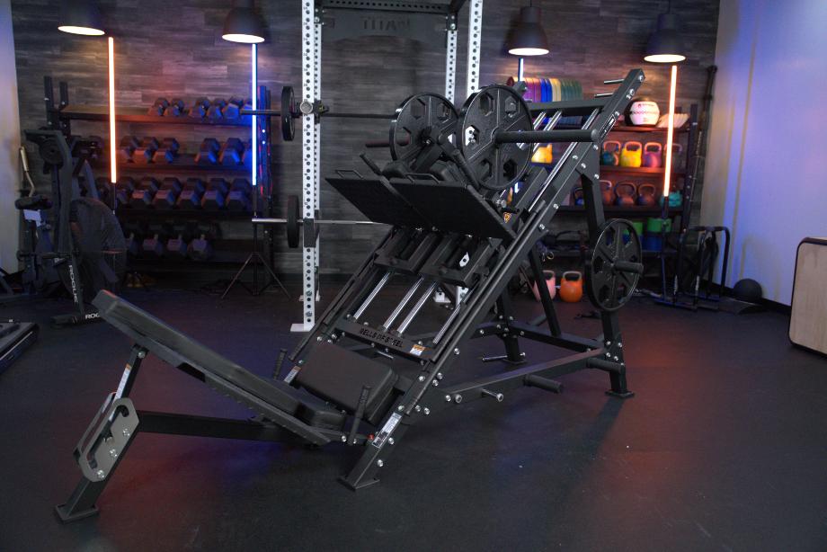 The Bells of Steel Iso Leg Press Hack Squat Machine.