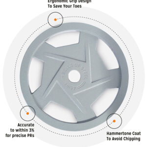 Bells of Steel Mighty Grip Olympic Weight Plates (45 lbs)