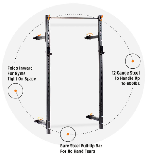 Bells of Steel folding squat rack