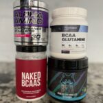 An image of four of the best bcaa supplements