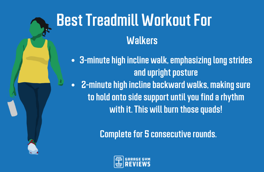 best treadmill workout for walkers