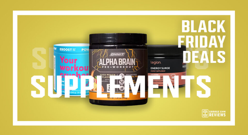 black friday supplements sales