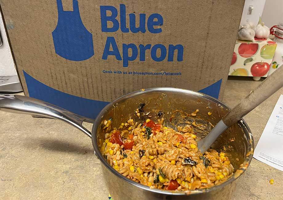 Blue Apron Meal In Pot