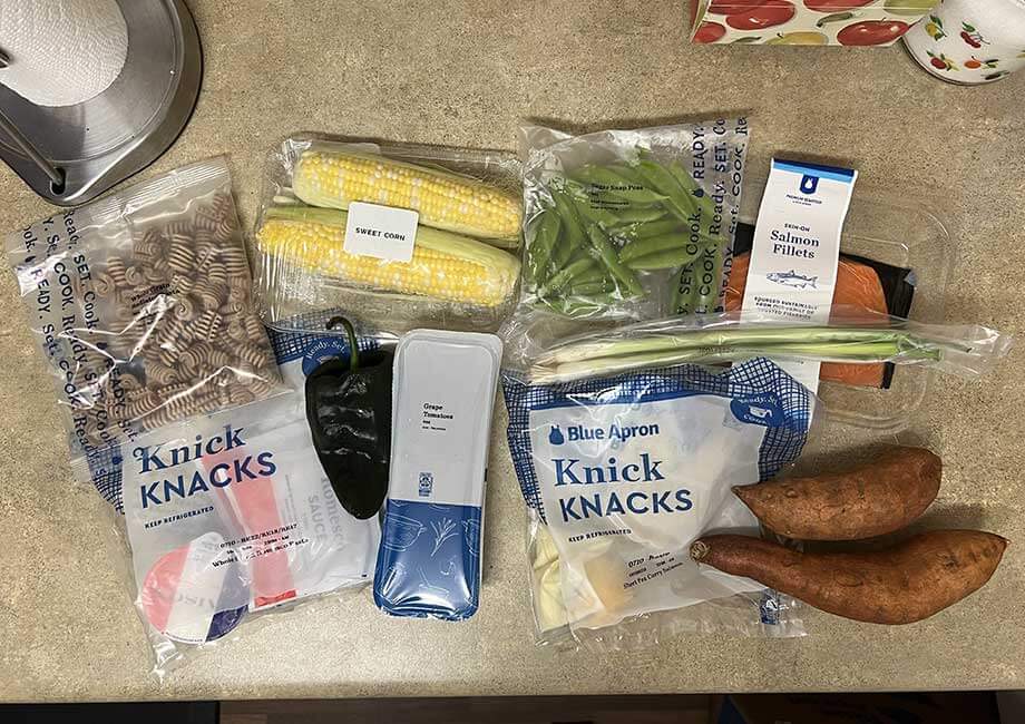 Blue Apron Two Meal Ingredients