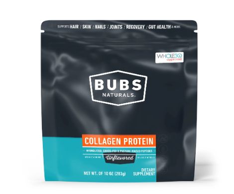 Image of a 10 ounce bag of BUBS Naturals Collagen Protein