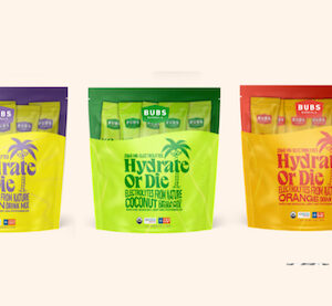 An image of BUBs Naturals Hydrate or Die electrolyte packets