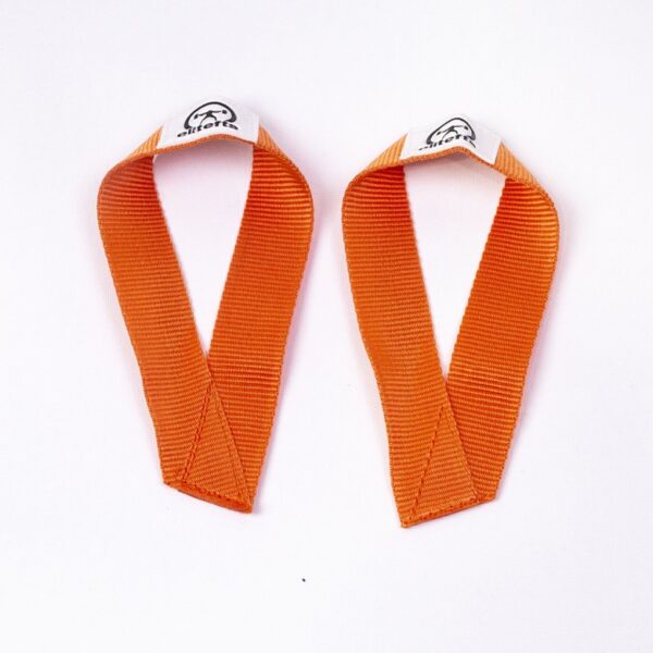 EliteFTS Old School Orange Wrist Straps