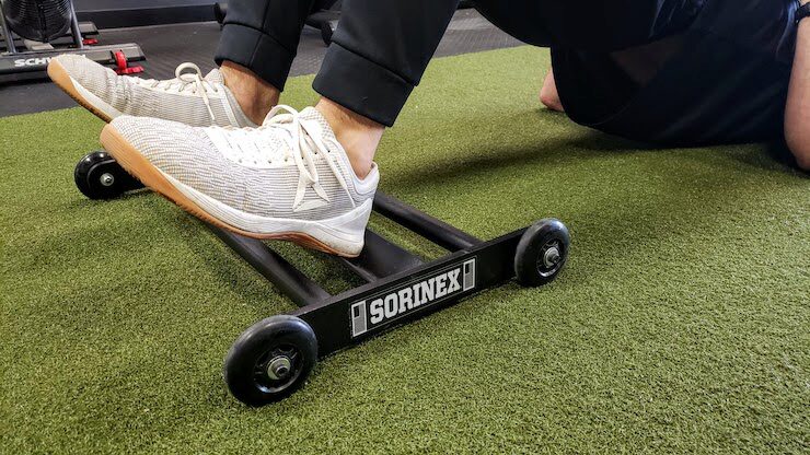 Sorinex Glute Ham Roller in garage gym